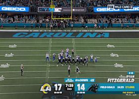 Ryan Fitzgerald's 46-yard FG makes it a 17-17 game in Charlotte