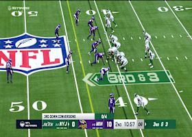 Rodgers' 24-yard loft dots Conklin for high-point catch in Vikes territory