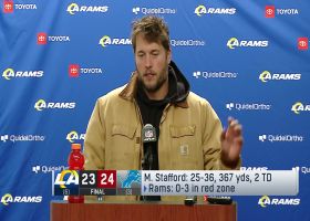 Matthew Stafford on wild-card loss: 'Proud of the guys, proud of their efforts'