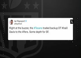 Rapoport: Texans trade DT Khalil Davis to 49ers | 'The Insiders'