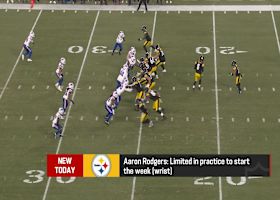 Aaron Rodgers (wrist) limited in practice to start the week | 'The Insiders'