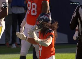 Talanoa Hufanga turns into a battering ram to stuff Jacobs on third-and-1