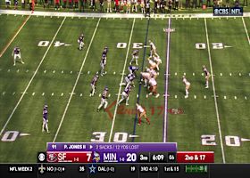 Brandon Aiyuk's first reception goes for 22 yards