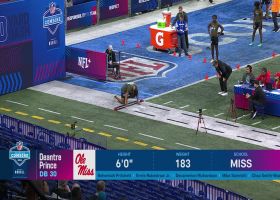 Top 10 fastest 40-yard dashes | 2024 NFL Scouting Combine