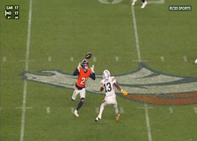 Tipped pick! Riley Moss snags the deflection off Wicks' miscue