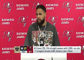 Mike Evans recounts final moments leading up to breaking NFL record with 1,000+ rec yds in 11 consecutive seasons