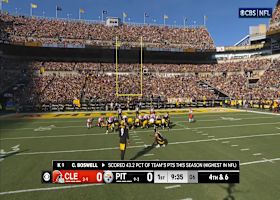 Chris Boswell's 30-yard FG gets PIT on scoreboard first vs. Browns