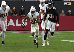 Michael Carter EXPLODES through Falcons defense for 25 yards