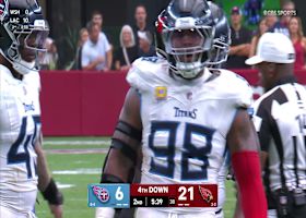 Jeffery Simmons' third sack of 2025 comes vs. Murray in Week 5