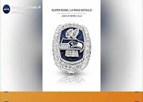 Close look at Seahawks Super Bowl LX ring details | 'GMFB'