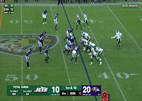 Breece Hall fakes out the defense for a 40-yard catch-and-run