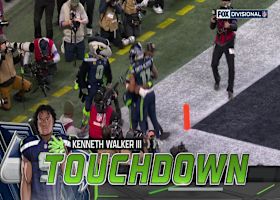 Kenneth Walker III hits the truck-stick on a 7-yard TD