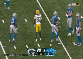 Jordan Love locates Romeo Doubs across the middle for 16-yard gain