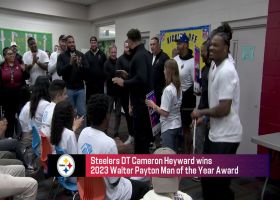Cameron Heyward surprises kids with Super Bowl LVIII tickets