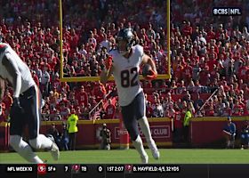 Adam Trautman's 34-yard catch and run involves a lot of open space