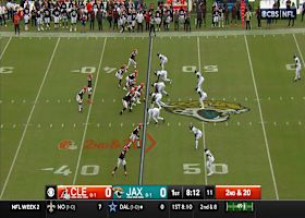 Jerry Jeudy makes bobbling catch for 21-yard pickup