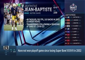 Commanders select Javontae Jean-Baptiste with No. 222 pick in 2024 draft