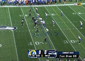 Rams swarm Geno Smith for combo sack to take Seattle out of FG range