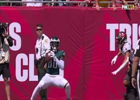 Parris Campbell's first TD catch since 2022 gets Eagles on board vs. Bucs