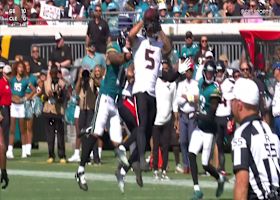 Lawrence throws a critical fourth-quarter INT to Jalen Pitre