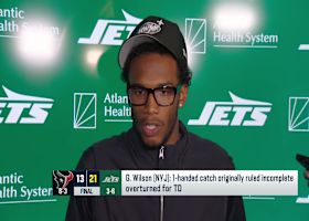 Garrett Wilson talks one-handed grab, 'building on' Week 9 win vs. Texans