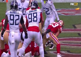 Christian McCaffrey's 14th scrimmage TD of '25 boosts 49ers' lead to 13-3