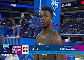 Decamerion Richardson runs official 4.34-second 40-yard dash at 2024 combine