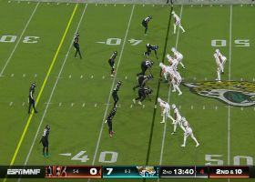 Browning pinpoints Hudson over middle for 24-yard catch and run