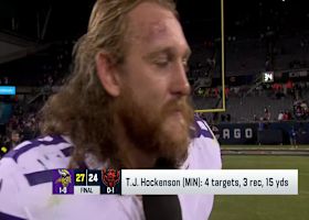 T.J. Hockenson: Vikings beat an 'offensive mastermind' in Bears HC Ben Johnson on 'MNF'