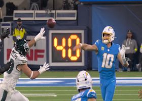 Aikman in awe of Herbert's 18-yard dime to Harris: 'That's as good as it gets'