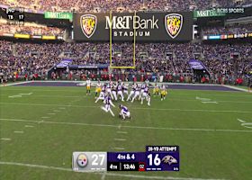 Tyler Loop connects on 28-yard FG to trim Steelers lead to 27-19