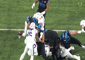 Wilson, Cashman team up to strip Gibbs as Vikings create second takeaway of day