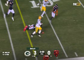 Emanuel Wilson explodes through crease for 14-yard run inside the five