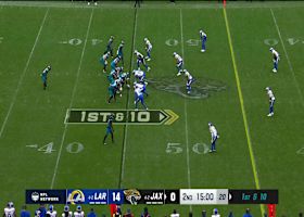 Front-flip alert! Parker Washington goes airborne due to Emmanuel Forbes' tackle