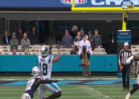 Jalen Coker's leaping 15-yard grab in traffic moves chains for Panthers