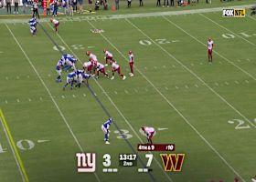 Gunner Olszewski's punt-return hurdle has an undesirable ending vs. Commanders