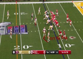 Isiah Pacheco's 10-yard burst marks first down No. 1 for Chiefs in SB LVIII