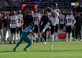 Dalton Schultz's hurdle attempt vs. Jaguars doesn't go as planned