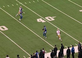 Rivers chucks a 33-yard pass to Alec Pierce entry into 49ers' territory
