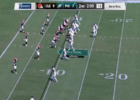 Kyle McCord's first preseason TD comes on slant to Ainias Smith