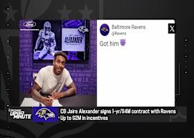 Jaire Alexander signs 1-yr/$4M contract with Ravens | 'Up to the Minute'