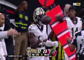 Shaheed's eighth catch vs. Falcons marks WR's single-game career high in that stat