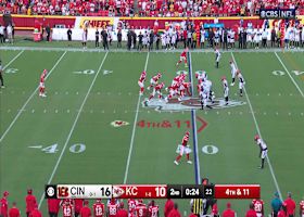 Joshua Williams' touchback-preventing play allows Chiefs to pin Bengals at 1-yard line