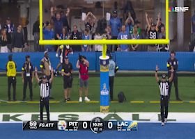 Chris Boswell nails a 59-yard FG to open the scoring vs. Chargers on 'SNF'