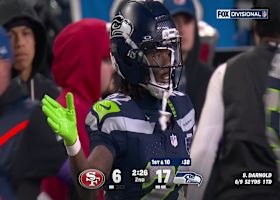 Rashid Shaheed blazes his way to a 30-yard gain on reverse