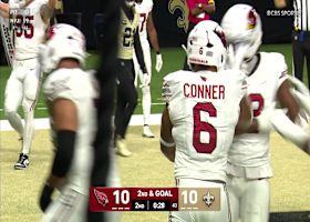 James Conner's first TD of 2025 gives Cardinals a 16-10 lead vs. Saints