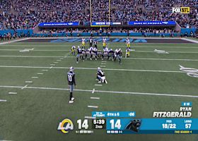 Ryan Fitzgerald's 33-yard FG grants Panthers 17-14 lead vs. Rams with 5:33 before halftime