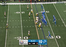 Raymond outraces the Steelers on a fourth-down TD catch and run