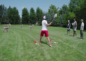Dion Dawkins takes on lacrosse and hockey challenges | Game Recognize Game