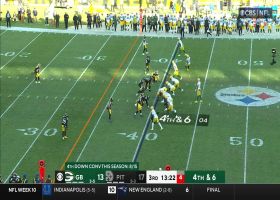 Jordan Love and Aaron Jones connect for fourth-down conversion